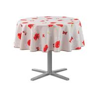 Douceur d'Intérieur Sweet Poppy Table Linen, Multi-Colour, 0, 180 cm