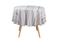 Douceur d'Intérieur Tablecloth Round (Diameter 180 cm) Melina, Cotton & Recycled Polyester GRS
