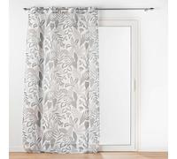 Douceur d'Intérieur, Tilda Net Curtain with Eyelets 140 x 240 cm White Sandblasted Printed Voile