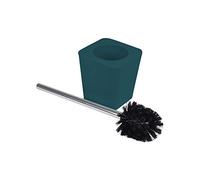 Douceur d'Intérieur Toilet Brush 11.6 x 11.6 x 38.2 cm Plastic Plain Soft Touch Vitamin Blue/Emerald