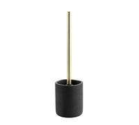 Douceur d'Intérieur Toilet Brush, Black/Gold, (0) 10.2 x 36.5 cm