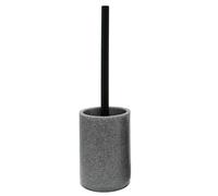 douceur d'intérieur, Toilet Brush (Diameter 10 x 40 cm) Granite, Polyresin Plain