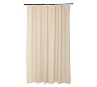 Douceur d'Intérieur Vitamin Shower Curtain PEVA, 180 x 200 x 0.01 cm, taupe, 180 x 200cm