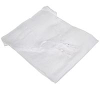 Douceur d'Interieur Voile Sable Salina 2-Net Curtain Pompon, Blanc