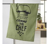 Douceur d'Intérieur Wie ein Chef Tea Towel Khaki 50 x 70 cm