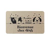 Douceur d'Intérieur Zamiis Rectangular Entrance Mat, Multi-Colour, 45 x 75 cm