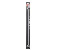 Douceur Interieur Feuillina Decorative Extendable Curtain Rod 10 mm, Grey, 40 < 60 cm