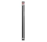 Douceur Interieur Feuillina Decorative Extendable Curtain Rod 10 mm, White, 60 < 80 cm