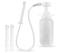 Douche Bottle, Vagina Cleaner 300ml Portable Vaginal Douche for Women Safe & Reusable Anal Cleaner with 3 Nozzle Practical Vagina Cleaning Kit, For Women