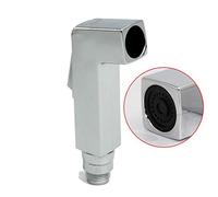 Douche Spray Kit Square Chrome Plated Abs Hand Held Toilet Bidet Sprayer Toilet Shower Spray Bathroom Accessories