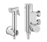 Douche Thermostatic Bar Valve with Shower Spray Kit Chrome, Douche Shower Spray Kit