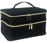 Douchi Large Sewing Accessories Organizer | Storage Basket for Supplies, Scissor, Needles, Black