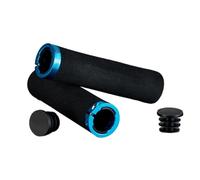 DOUDINGMAO 1 Pair Bike Grips With End Plugs Bike Single On Handlebar Soft Comfortable Sponge Handle Grips For Mountain On Mountain
