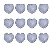 DOUDINGMAO 12PCS Heart Ice Cubes LED Light Water Activated Flashing Decorations For Beverage Cocktails Drink Colorful Accessories Flashing Heart Ice Cubes