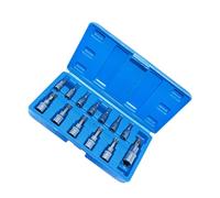 DOUDINGMAO 13Piece Hexagonal Socket Bit T8 to Socket Wrench Set for Automotive Repair Mechanical Maintenance High Strength Stee
