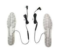 DOUDINGMAO 1Pair Fast Heating USB Heated Insole Winter Outdoor Sports Heating Insoles for Cold Weather Foot Comfortable Enduring Unisex Electric Foot Warming Pad