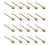 DOUDINGMAO 20Pcs Sport Needle Replacement Stainless Steel Inflatable Needle With Hole Air Inflating Pin Air Valves Adaptor Needle