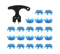 DOUDINGMAO 21pack Golf Cleats Secure Stability Spikes Professional Shoes Men Spikes for Enhancea Grip on Various Terrains Waterproofed Shoe Accessories