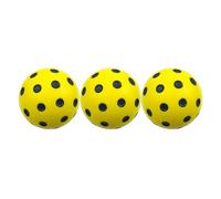 DOUDINGMAO 3Pcs Quiet Foam Pickleballs Noise Reducing Soft Pickle Balls Low Noise Pickleballs for Indoor and Outdoor Practice Quiet Foam Pickleballs