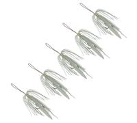 DOUDINGMAO 5Pcs High Carbon Steel Circles Hook Fishing Jigging Lures Hook Assist Jigs Fishing Jigs Hook Set Strong Line Assist Hook