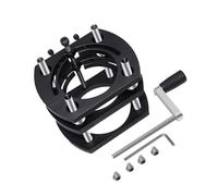 DOUDINGMAO Adjustable Routers Mounting Lift Base 51mm Vertical Travel Anodized Aluminum Construction for Precise Carpentry