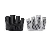 DOUDINGMAO Breathable Yoga Gloves Four Finger Fitness Exercise Gloves For Women Pilates Weightlifting Training Cycling And Workout
