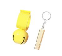 DOUDINGMAO Camping Alarm Bear Bells Whistles Loud Bear Bells with Emergencies Whistles Set for Hiking Camping and Climbing for Climbing Biking Fishing