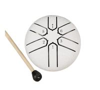 DOUDINGMAO Drum with Drumstick 3Inch 6 Note Ethereal Drum Small Metal Handpans Drum Percussions Instrument Musical Toy