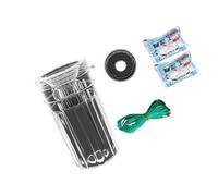 DOUDINGMAO Entry Fish Bottle for Outdoor Fishing, Clear Bottle Set with Green Cord, Included Packets, and 18cm / 7.1inch Body for Pond Use Outdoor Fishing Set