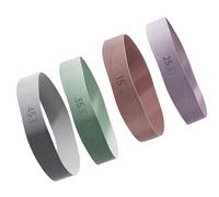 DOUDINGMAO Exercise Strap for Pilates High Elastic Silicones Band Printed Movement Guide Wide Multiple Color Strength Option Nonslip Fitness Band Homes Gym