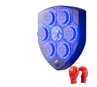 DOUDINGMAO Interactive Music Boxing Trainer with LED Display and Challenge Modes for Home Fitness Entertainment Easy Install Wall Mount Boxing Machine