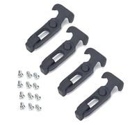 DOUDINGMAO Of 4 Flexible Rubber T Handle Fasteners with Hardware for Equipment Enclosure Golf Cart Accessory