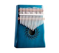 DOUDINGMAO Portable Wood Thumb Piano 17/21 Keys Finger Piano Portable Small Musical Instruments for Kids and Beginner