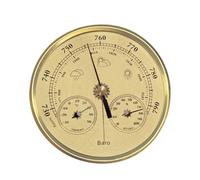 DOUDINGMAO Premium Metal Gauges Weather stations Humidity Thermometers for Measuring Pressure Vintage Home Office Decors 4S