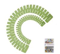 DOUDINGMAO Professional Silicone Hemming Ruler With Precise Marking Hole For Straight Curved Fabric Edges Sewing Aid