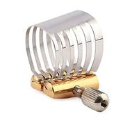 DOUDINGMAO Stainless Steel Single Screw Adjustment Saxophone Fastener Clip Compact Sax Ligature for //Saxophone Mouthpiece