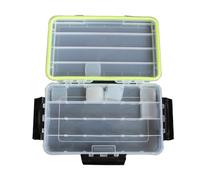 DOUDINGMAO Versatiles Fishing Gear Storage Box with Leakproof Sealing Removable Tackle Box Baits Hook Fishings Gear Equipment Case