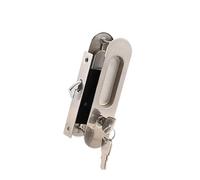 DOUDINGMAO Zincs Alloys Interior Door with Keyed Entry Reversible Installation for Bedroom Bathroom Privacy Security
