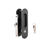 DOUDINGMAO Zincs Alloys Interior Door with Keyed Entry Reversible Installation for Bedroom Bathroom Privacy Security