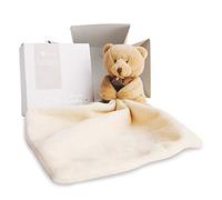 Doudou et Compagnie 10 cm Natural Bear and Towelling Doudou with Gift Box