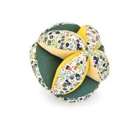 DOUDOU ET COMPAGNIE - BOH'AIME Sensory Ball Lion - Montessori Ball Floral Print Fabric - Development Sensory Baby - Ultra Soft - from Birth - DC4227