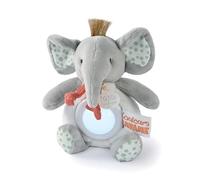 Doudou et Compagnie - Colours Savannah - Elephant Night Light - Grey - 15 cm - Newborn Gift - DC4080