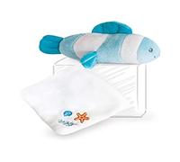 Doudou et Compagnie - Cute Fish Plush Toy with Cuddly Toy - 16cm - Almond Green - DC3656