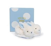 Doudou et Compagnie DC1309 Blue Lapin Bonbon Botties with Rattle (0-6 Months)