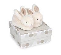 Doudou Gift Set Booties With Rattle baby shoes 0-6 m Rabbit 1 pc