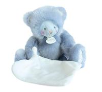 Doudou et Compagnie DC3553 TROP Mimi Blue Bear with Handkerchief, Blue