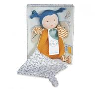 Doudou et Compagnie (DOUDX) Pollen L'Abeille Organic Comforter with Dummy Chain