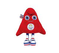 Doudou et Compagnie - License JO Paris 2024 Olympic and Paralympic Games Mascot 23 CM OLY pouch JO2409, red