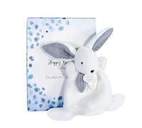 Doudou et Compagnie - Mini Cuddly Toy Rabbit - Happy Glossy - Grey - 17 cm - Happy Doudou - DC3885