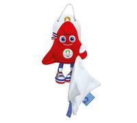 Doudou et Compagnie - Official Licensed Mascot of the Paris Olympic Games 2024 - Puppet Soft Toy with Soft Toy - for Babies from Birth - 22 cm - Red - JO2421